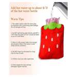 Strawberry Small Hot Water Bag With Cover